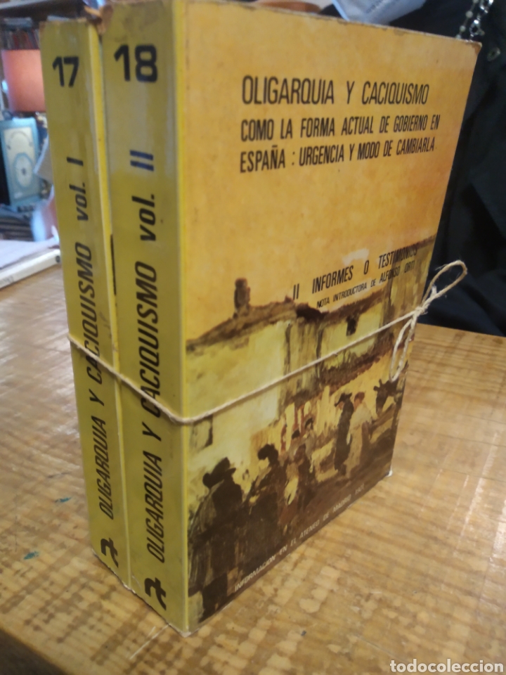 Libros de segunda mano: OLIGARQU&Iacute;A Y CACIQUISMO. 2 TOMOS #5318 - Foto 1