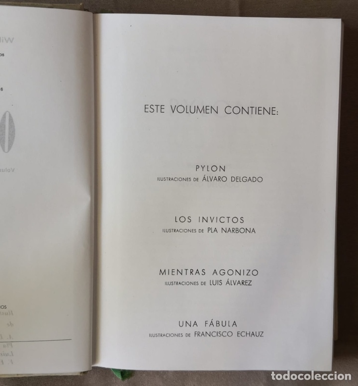 Libros de segunda mano: Obras. William Faulkner. - Foto 7