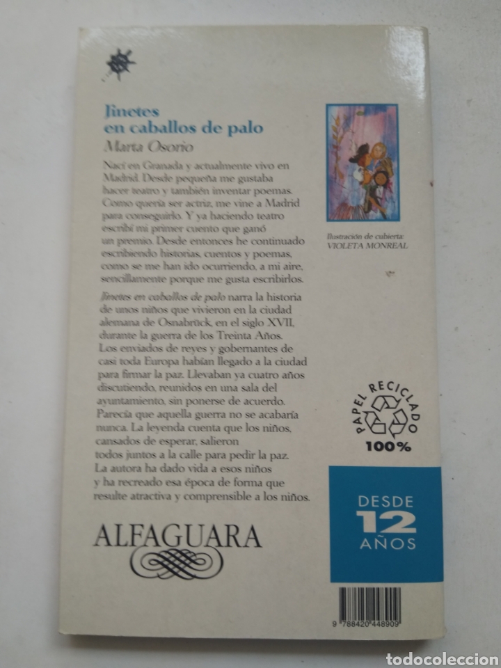 Libros de segunda mano: JINETES EN CABALLOS DE PALO/MARTA OSORIO - Foto 2