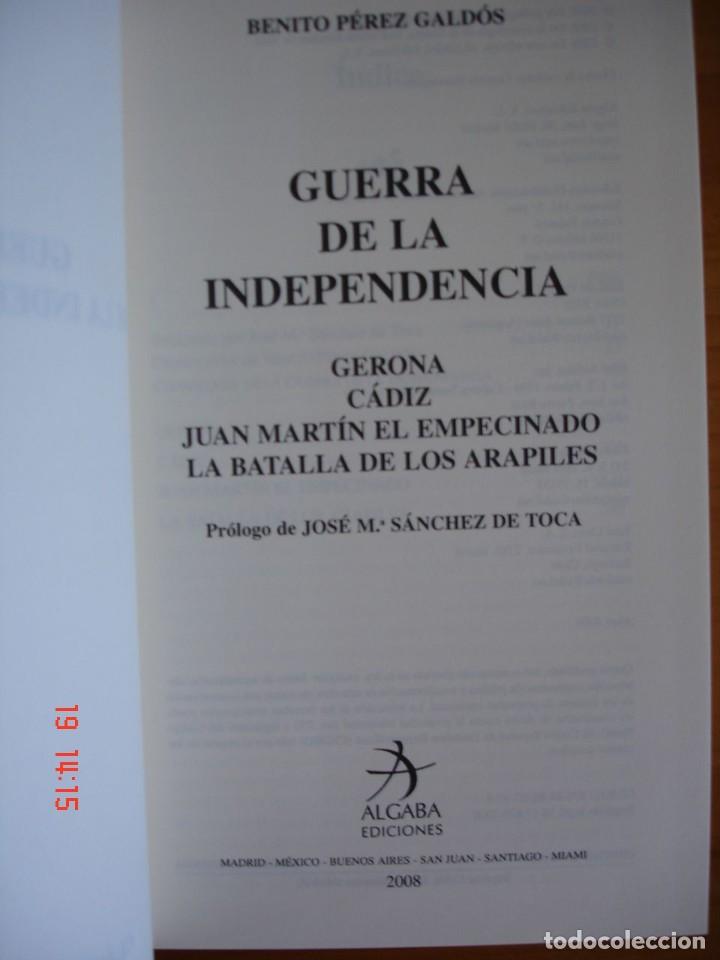 Libros de segunda mano: GUERRA DE LA INDEPENDENCIA (2 TOMOS) - BENITO P&Eacute;REZ GALD&Oacute;S - ALGABA EDICIONES, 2008 - COMO NUEVO - Foto 3