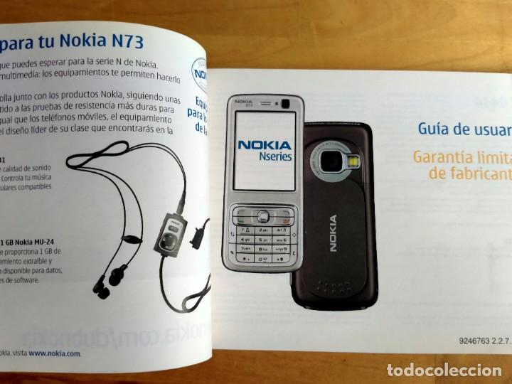 Libros de segunda mano: INSTRUCCIONES ORIGINALES NOKIA GUIDE N73 - Foto 3