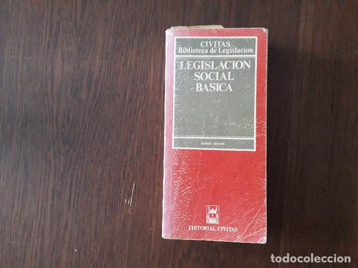 Libros de segunda mano: libro usado, legislaci&oacute;n social b&aacute;sica, editorial civitas. - Foto 1