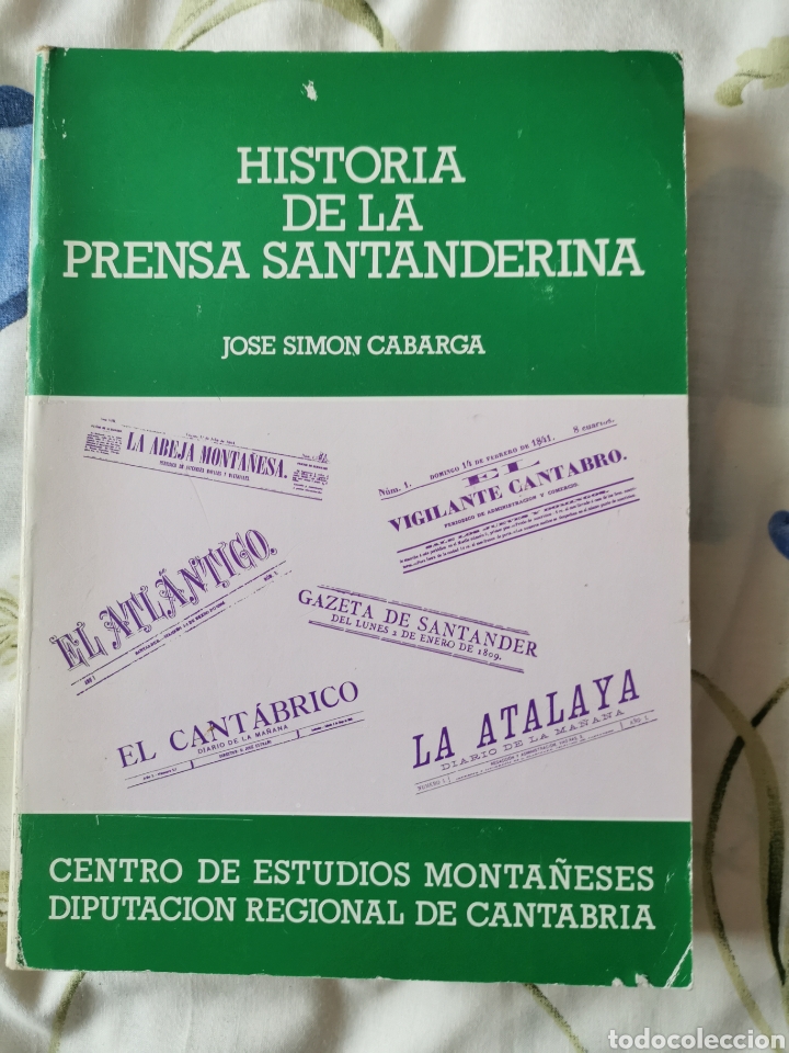 Libros de segunda mano: Libro Historia de la prensa santanderina Jos&eacute; Sim&oacute;n Cabarga - Foto 1