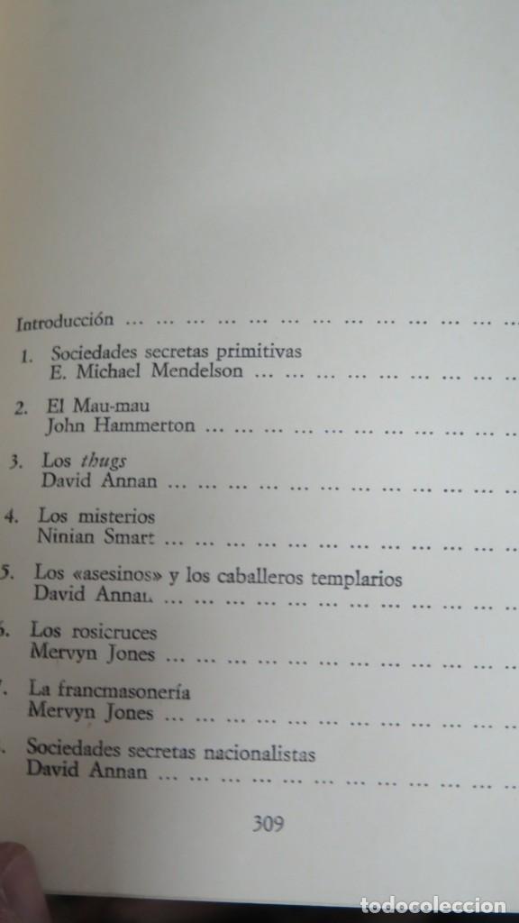 Libros de segunda mano: SOCIEDADES SECRETAS. NORMAN MACKENZIE - Foto 2