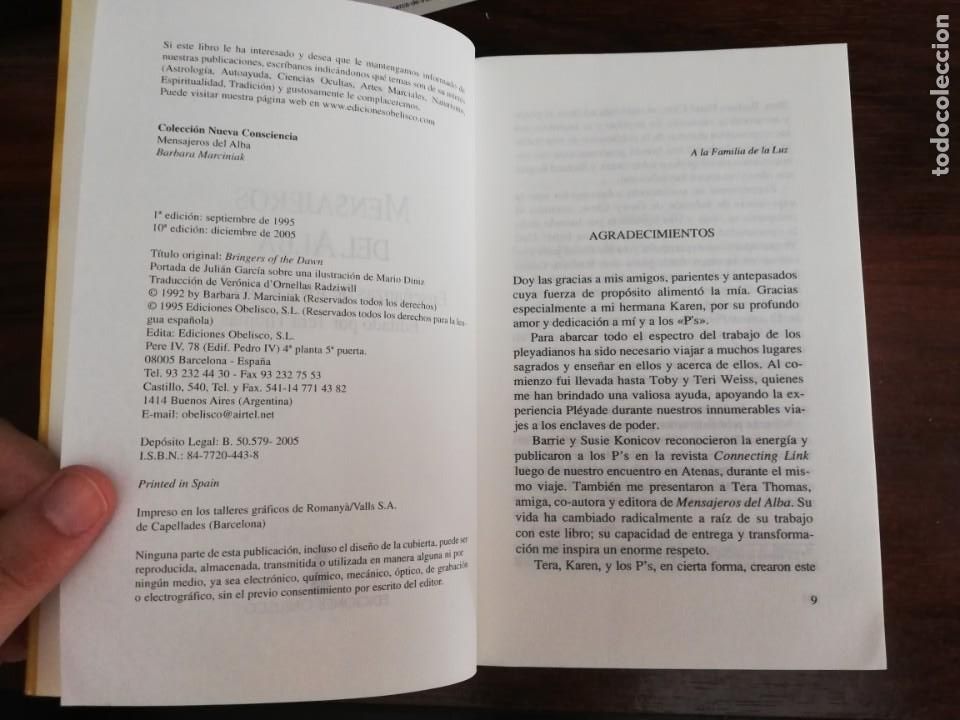 Libros de segunda mano: MENSAJEROS DEL ALBA. - B&Aacute;RBARA MARCINIAK - Foto 4