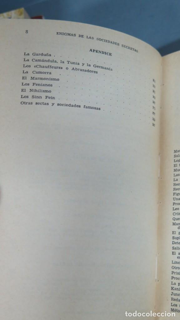 Libros de segunda mano: ENIGMAS. SOCIEDADES SECRETAS - Foto 5