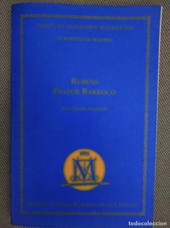 Libros de segunda mano: Rubens pintor barroco. Instituto de Estudios Madrile&ntilde;os. - Foto 1