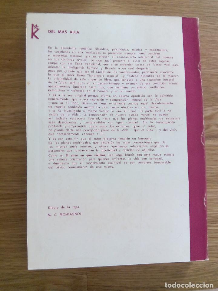 Libros de segunda mano: Nacer otra vez / Leo Loge - Foto 2