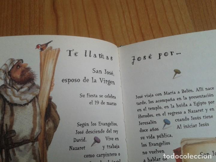 Libros de segunda mano: Jos&eacute; -- El libro de tu nombre -- SM, 1996 - Foto 4