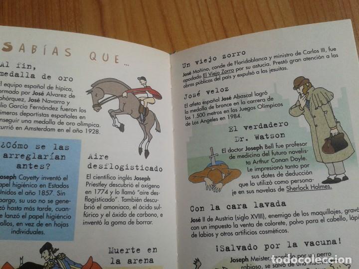 Libros de segunda mano: Jos&eacute; -- El libro de tu nombre -- SM, 1996 - Foto 8