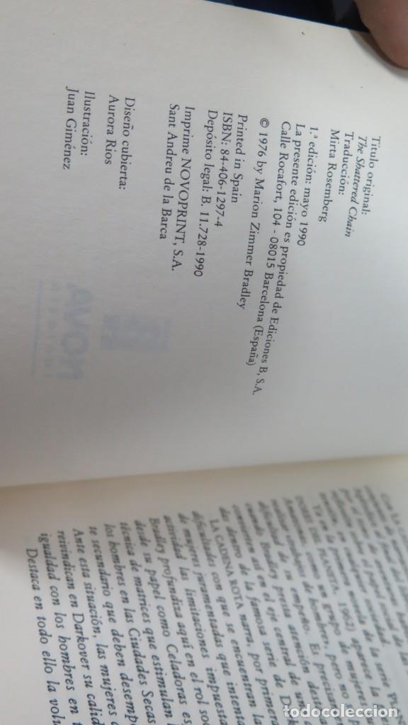 Libros de segunda mano: DARKOVER. LA CADENA ROTA. MARION ZIMMER BRADLEY - Foto 3
