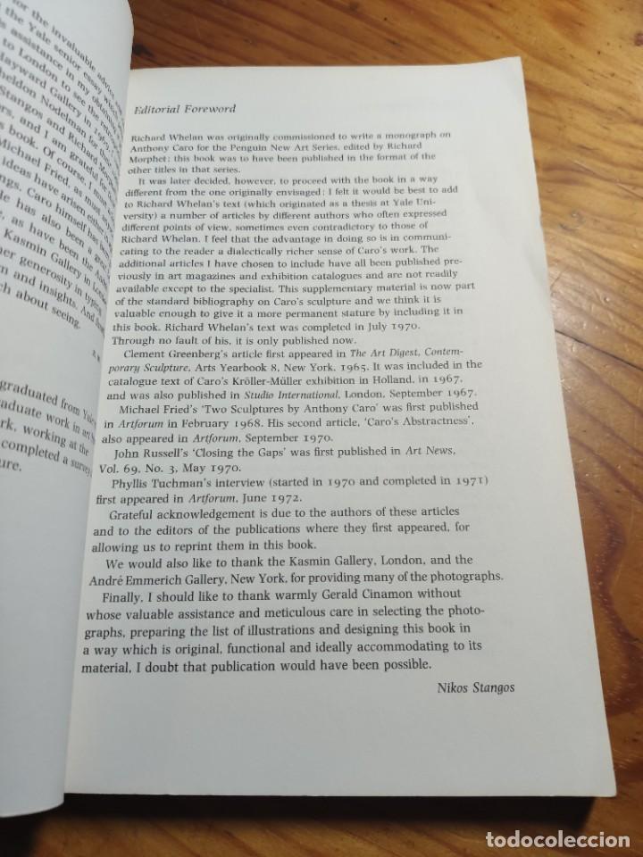 Libros de segunda mano: Anthony Caro. Richard Whelan. - Foto 5