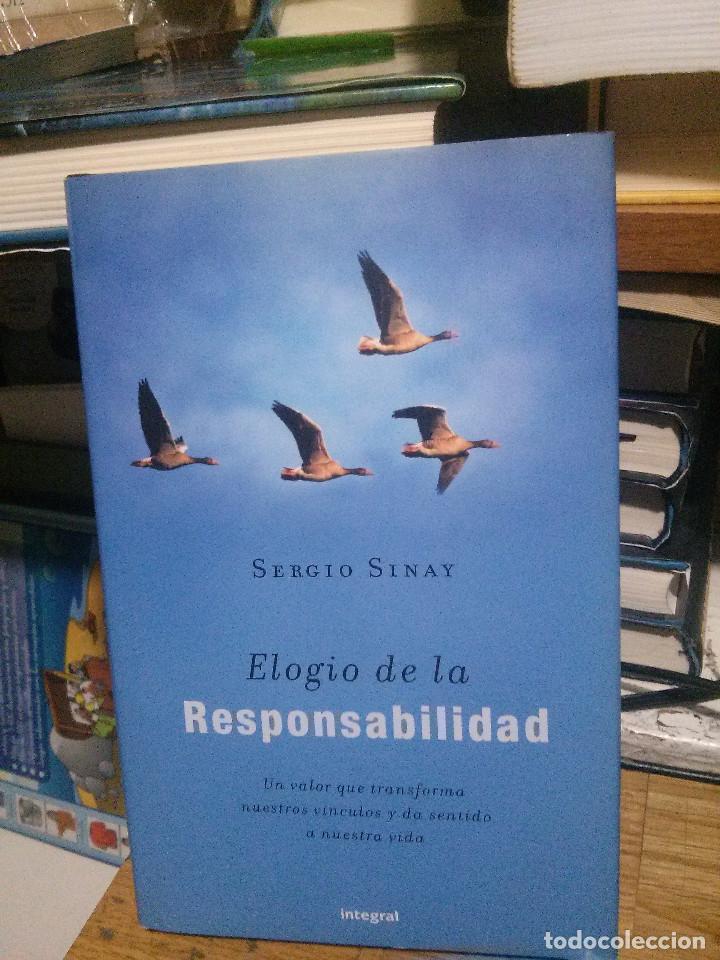 Libros de segunda mano: ELEGIO DE LA RESPONSABILIDAD, SERGIO SINAY, INTEGRAL - Foto 1