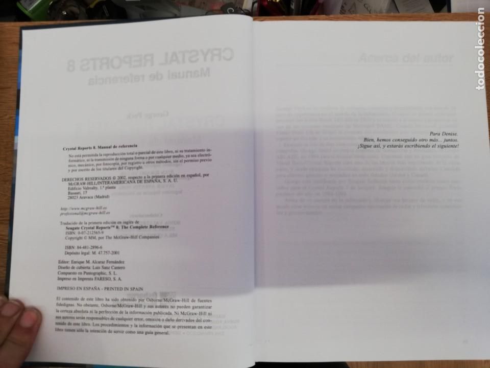 Libros de segunda mano: Seagate Crystal Reports 8.0. Manual de referencia. - George Peck - Foto 3