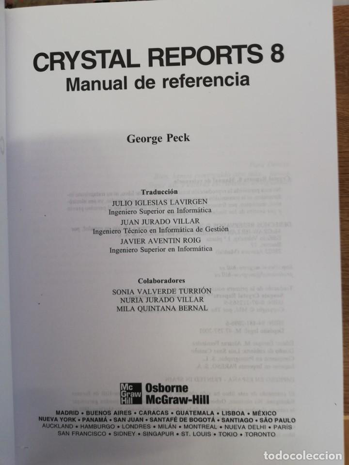 Libros de segunda mano: Seagate Crystal Reports 8.0. Manual de referencia. - George Peck - Foto 4