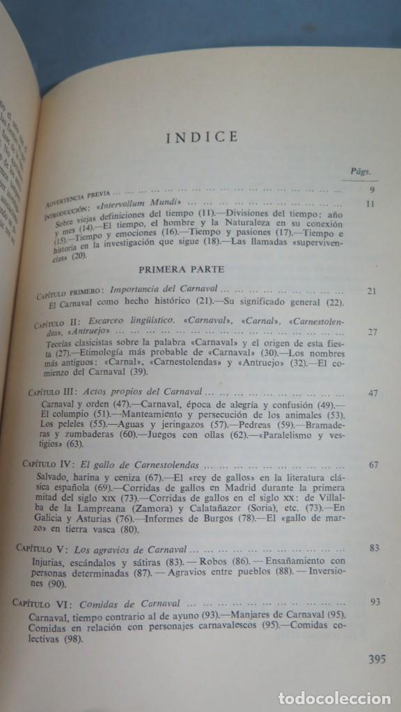 Libros de segunda mano: EL CARNAVAL. CARO BAROJA - Foto 2