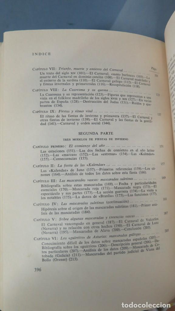 Libros de segunda mano: EL CARNAVAL. CARO BAROJA - Foto 3