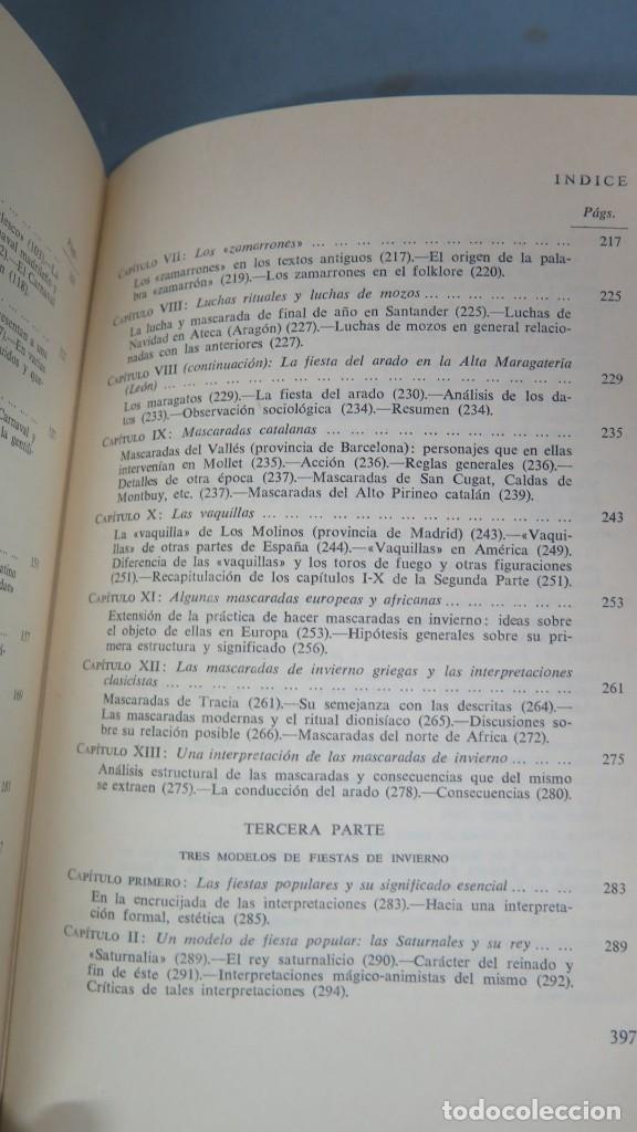 Libros de segunda mano: EL CARNAVAL. CARO BAROJA - Foto 4