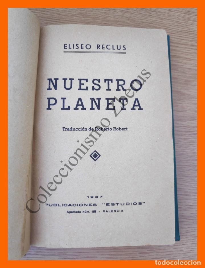 Libros de segunda mano: Nuestro Planeta - Eliseo Reclus - Foto 3