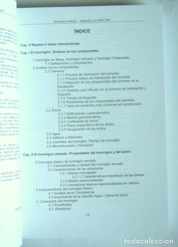 Libros de segunda mano: HORMIGON ARMADO - ADAPTADO A LA EHE 2008 - ARIEL CATALAN GO&Ntilde;I - Foto 2