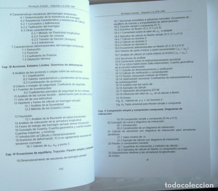 Libros de segunda mano: HORMIGON ARMADO - ADAPTADO A LA EHE 2008 - ARIEL CATALAN GO&Ntilde;I - Foto 3