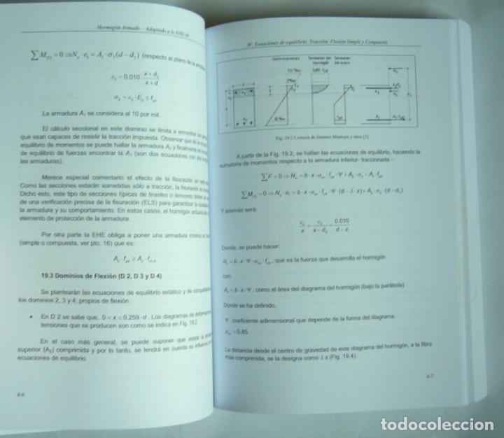 Libros de segunda mano: HORMIGON ARMADO - ADAPTADO A LA EHE 2008 - ARIEL CATALAN GO&Ntilde;I - Foto 6