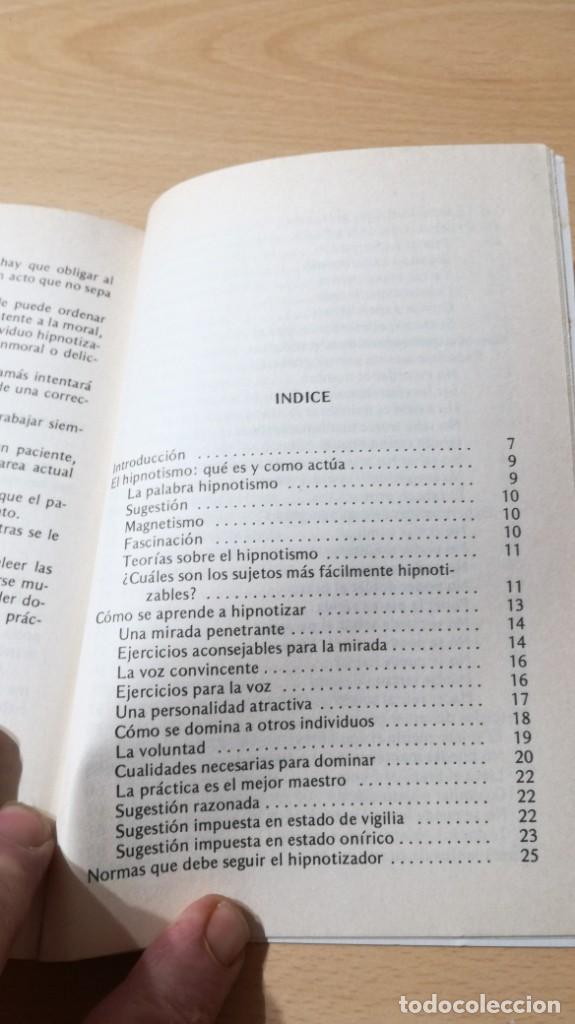 Libros de segunda mano: APRENDER A HIPNOTIZAR - GC PIETRANGELI - EDITORS U-304 - Foto 8