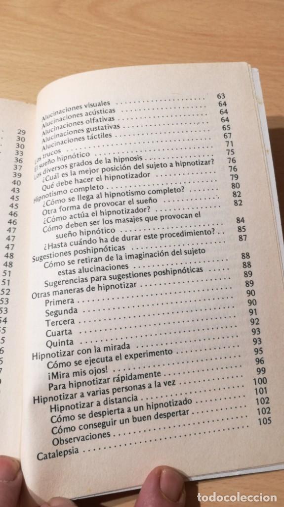Libros de segunda mano: APRENDER A HIPNOTIZAR - GC PIETRANGELI - EDITORS U-304 - Foto 10