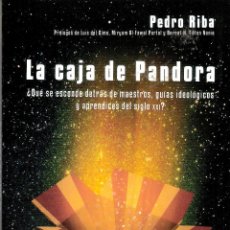 Libros de segunda mano: LA CAJA DE PANDORA - PEDRO RIBA