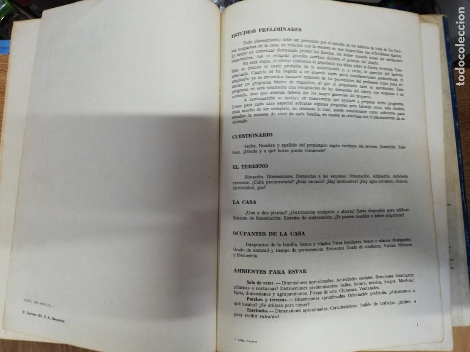 Libros de segunda mano: COMO SE PROYECTA UNA VIVIENDA. J.L. MOIA - Foto 6