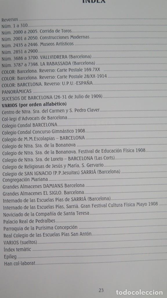 Libros de segunda mano: CAT&Agrave;LEG DE TARGETES POSTALS DE BARCELONA. A.T.V - Foto 2
