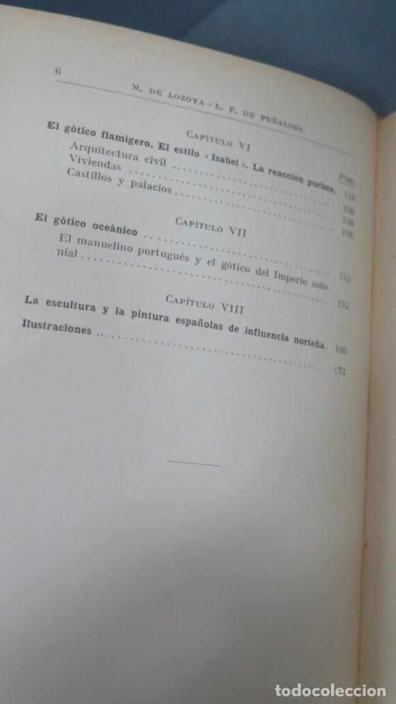 Libros de segunda mano: EL ARTE G&Oacute;TICO EN ESPA&Ntilde;A. LOZOYA - Foto 3