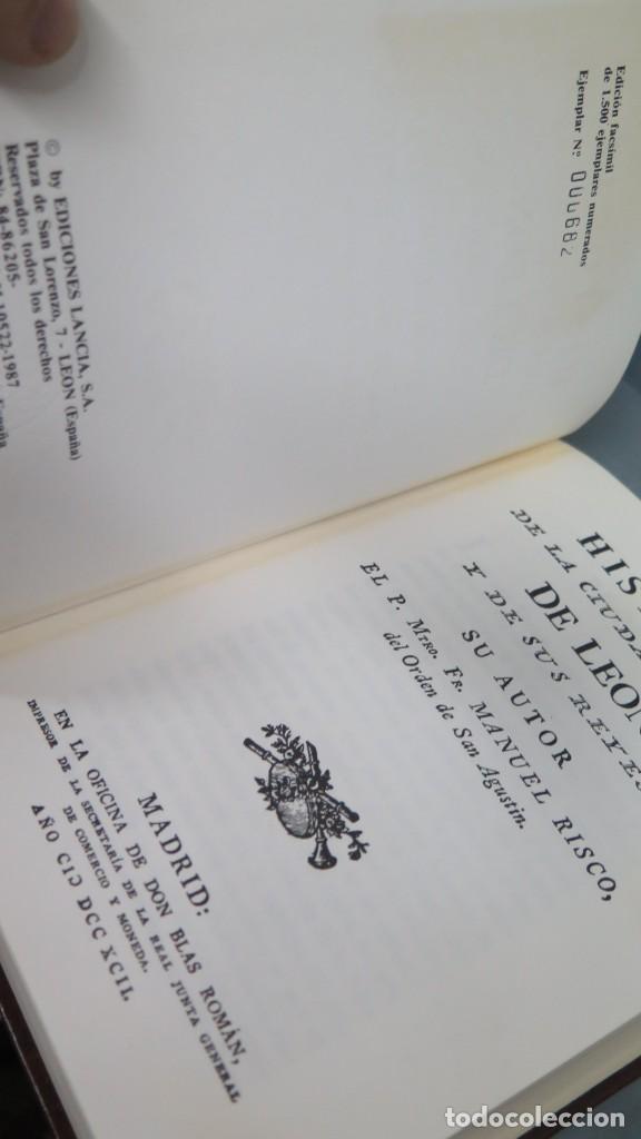 Libros de segunda mano: HISTORIA DE LA CIUDAD Y CORTE DE LEON Y SUS REYES. FR. MANUEL RISCO. FACSIMIL - Foto 2