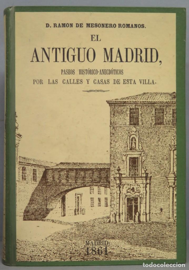 Libros de segunda mano: 1861.- EL ANTIGUO MADRID. MESONERO ROMANOS - Foto 1