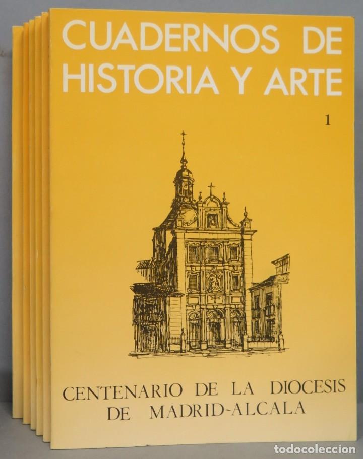 Libri di seconda mano: CUADERNOS DE HISTORIA Y ARTE. CENTERARIO DE LA DIOCESIS DE MADRID-ALCALA. 6 TOMOS