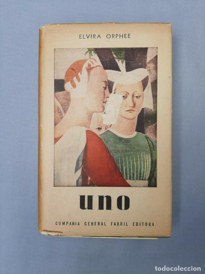 Libros de segunda mano: Elvira Orphee - Uno - Primera edicion Firmado SIGNED - Foto 1