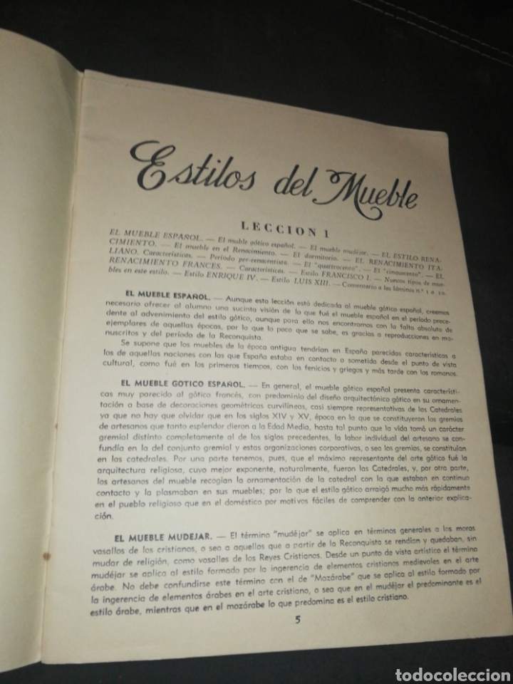 Libros de segunda mano: A&Ntilde;O 1958,CURSO EBANISTER&Iacute;A CEAC. - Foto 3