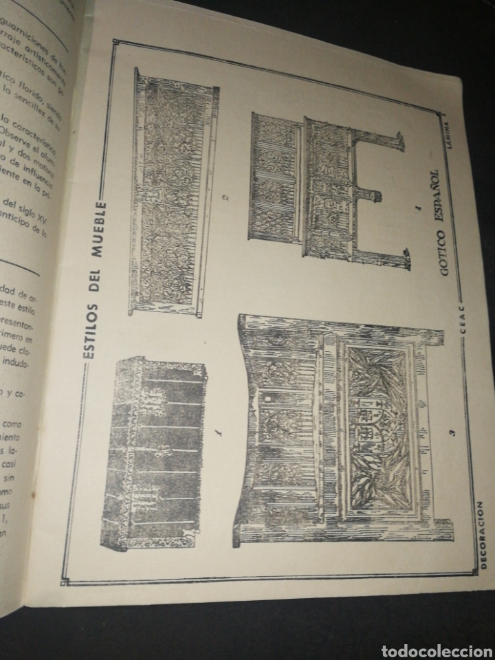 Libros de segunda mano: A&Ntilde;O 1958,CURSO EBANISTER&Iacute;A CEAC. - Foto 4