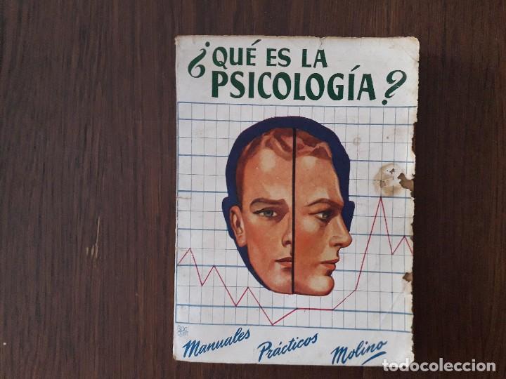 Libros de segunda mano: libro usado, &iquest;Que es la psicolog&iacute;a? Manuales pr&aacute;cticos Molino. - Foto 1