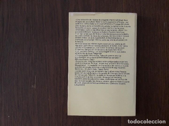 Libros de segunda mano: libro usado, El juego del rev&eacute;s, Antonio Tabucchi. Editorial Anagrama. - Foto 2