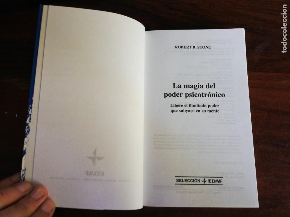 Libros de segunda mano: LA M&Aacute;GIA DEL PODER PSICOTR&Oacute;NICO - ROBERT B. STONE - Foto 3