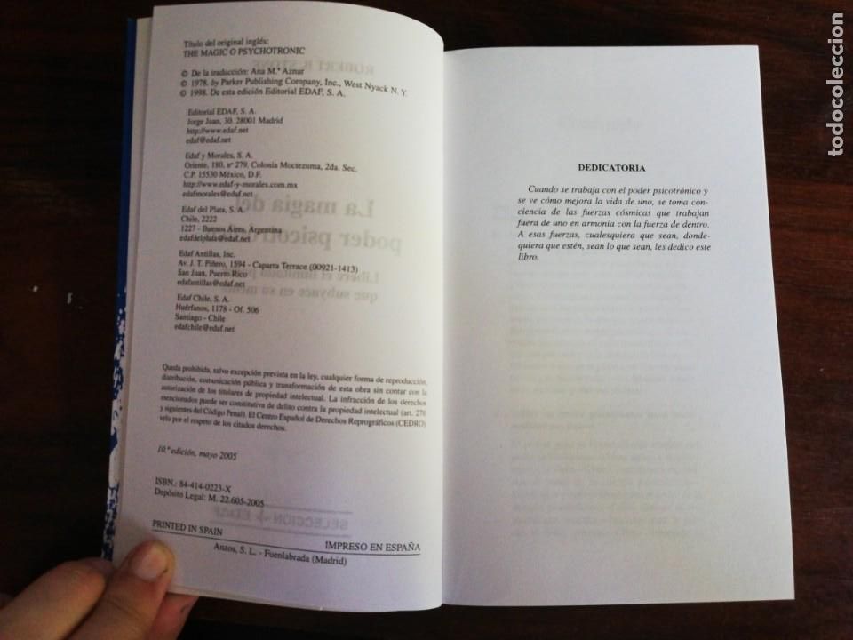 Libros de segunda mano: LA M&Aacute;GIA DEL PODER PSICOTR&Oacute;NICO - ROBERT B. STONE - Foto 4