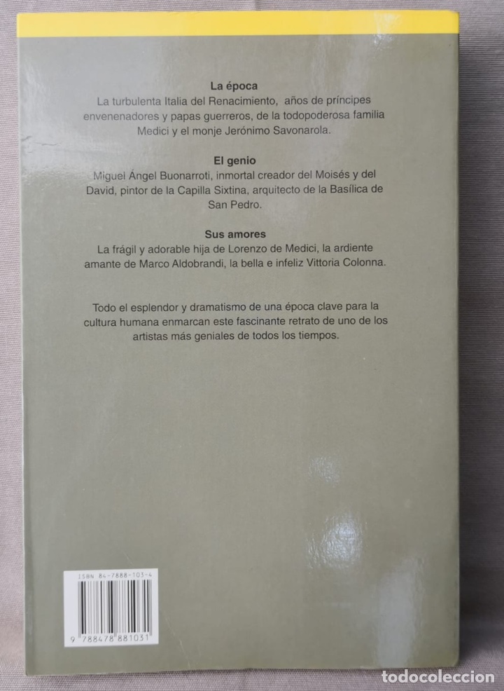 Libros de segunda mano: La Agon&iacute;a y el Extasis. Irving Stone - Foto 2