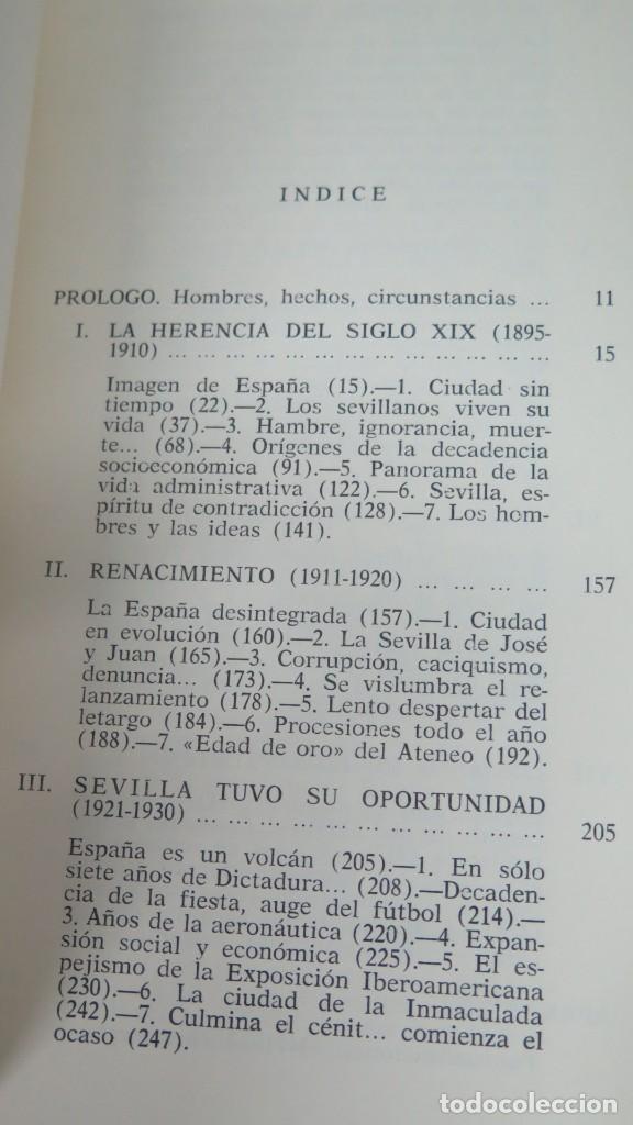Libros de segunda mano: SEVILLA, CR&Oacute;NICAS DEL SIGLO XX. NICOL&Aacute;S SALAS - Foto 2