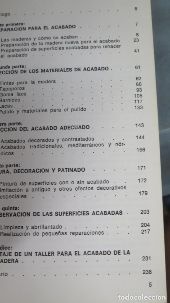 Libros de segunda mano: ACABADOS DE LA MADERA. GIBBIA - Foto 2