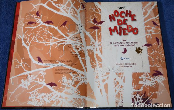 Libros de segunda mano: Noche de miedo - Antonio A. G&oacute;mez Yebra - Violeta Monreal - Bru&ntilde;o (2008) - Foto 3