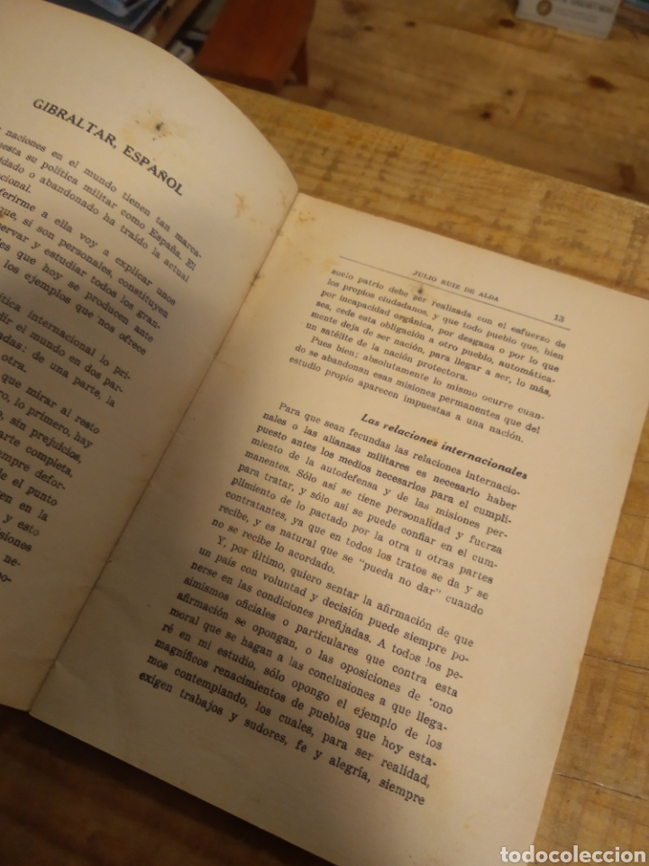 Libros de segunda mano: GIBRALTAR, CLAVE DE ESPA&Ntilde;A. JULIO RUIZ DE ALDA #CJ4 - Foto 6