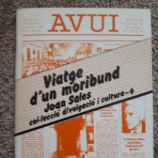 Libros de segunda mano: VIATGE D'UN MORIBUND - JOAN SALES. Lote 214113232