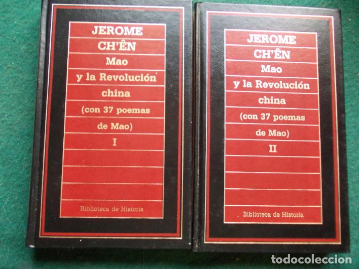 Libros de segunda mano: BIBLIOTECA DE LA HISTORIA DOS TOMOS MAO Y LA REVOLUCION CHINA JEROME