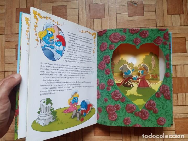 Libros de segunda mano: UN PITUFANT&Aacute;STICO POP-UP - PITUFINA Y LA BESTIA - Foto 2